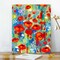 Abstract Colorful Poppies in Grass Paint-by-Numbers Kit (16x20") – DIY Canvas Painting with Paints & Brushes for Adults, Beginners, Women’s Crafts & Gifts